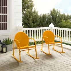 Griffith 2pc Outdoor Metal Rocking Chair Set - Crosley 14 Griffith 2pc Outdoor Metal Rocking Chair Set - Crosley -Crosley Sales Store GUEST f38c2872 4d34 4965 839a 95f22b0069b5