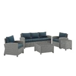 Bradenton 5pc Outdoor Wicker Sofa Set - Crosley -Crosley Sales Store GUEST f4f6439d 53c0 49b5 8af5 21b3cb5d0f17