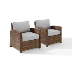 Bradenton 2pc Outdoor Wicker Armchair Set - Crosley -Crosley Sales Store GUEST f631b4c5 826b 4dcb a711 6364ac58f99b