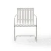 2pk Gracie Outdoor Metal Chair White - Crosley
