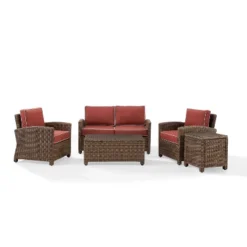 Bradenton 5pc Outdoor Wicker Conversation Set - Crosley 21 Bradenton 5pc Outdoor Wicker Conversation Set - Crosley -Crosley Sales Store GUEST fc257109 1ff0 4711 8683 5fe2aeebe664