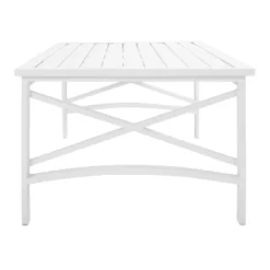 Crosley Sales Store 33 Kaplan Wicker Coffee Table - White - Crosley