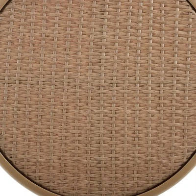 Juniper 3pc Indoor/Outdoor Wicker Bistro Set - Cream/Natural - Crosley 11 Juniper 3pc Indoor/Outdoor Wicker Bistro Set - Cream/Natural - Crosley - Image 11